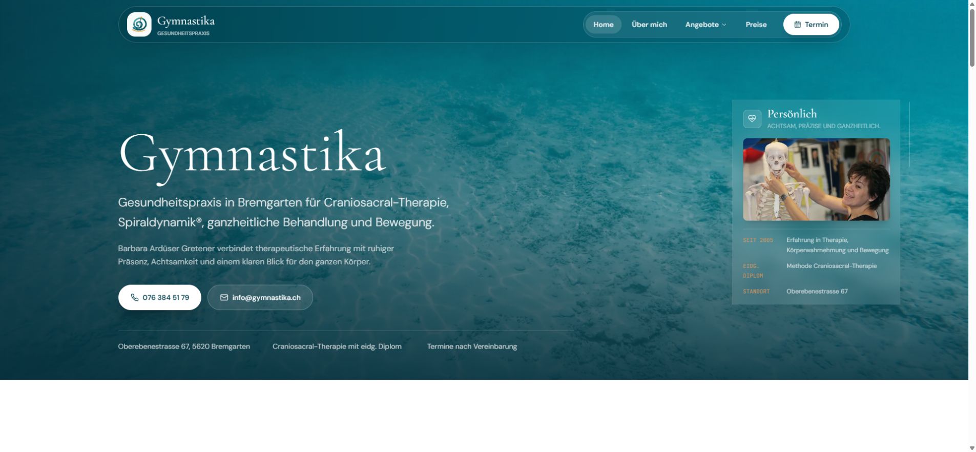 Projektansicht: Gymnastika